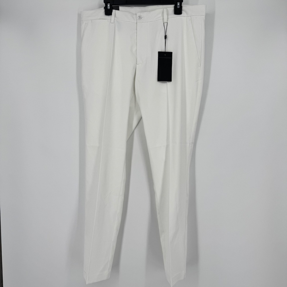 J.Lindeberg‎ Golf Pants White 34x32 Micro High Stretch Performance NWT